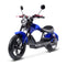 MotoTec Raven 60V/30AH 2500W Electric Moped Motorcycle Scooter For Adults, Blue (SAK98017)