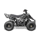 MotoTec Rex 110CC 4-Stroke Mini Kids 4 Wheeler Gas ATV Quad Black - Saksby Wholesale - Side Right View