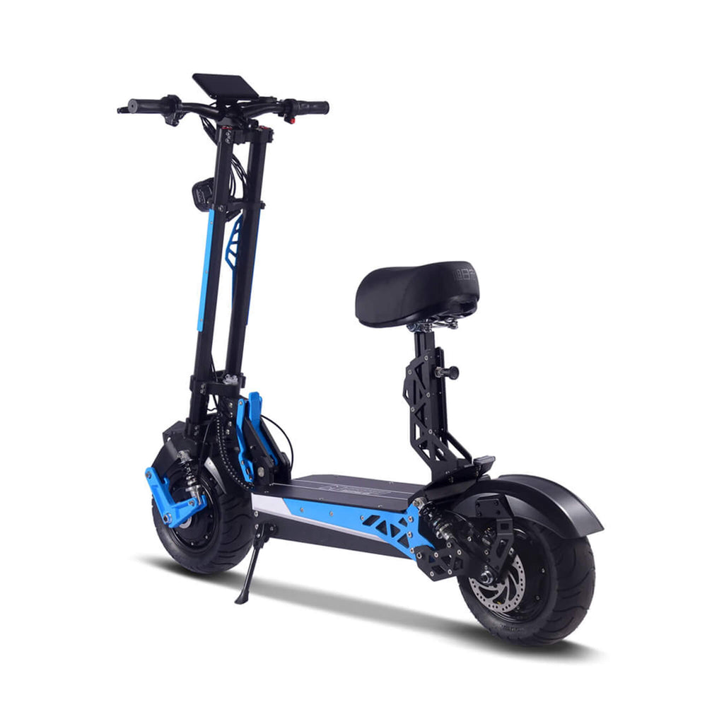 MotoTec Switchblade 60V/4000W Electric Lithium Scooter - Saksby Wholesale - Back Left View
