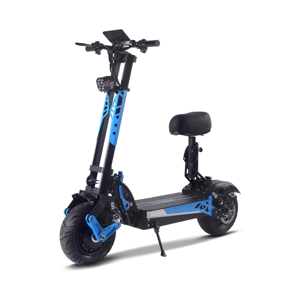 MotoTec Switchblade 60V/4000W Electric Lithium Scooter - Saksby Wholesale - Front Left View