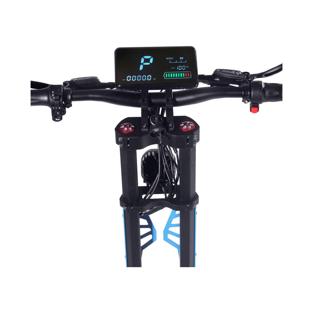 MotoTec Switchblade 60V/4000W Electric Lithium Scooter - Saksby Wholesale - Handlebar