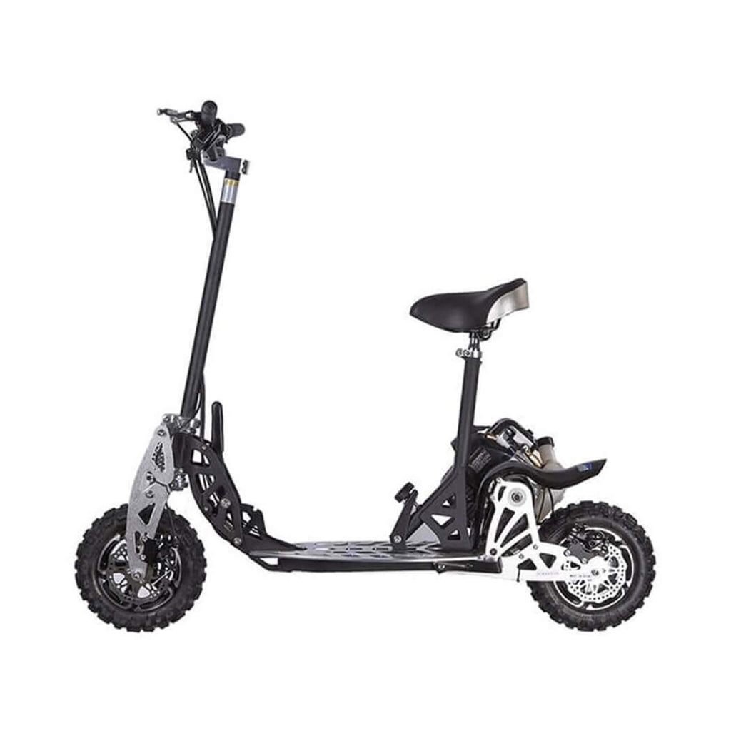 MotoTec Uberscoot 2X 50CC 2-Speed Gas Scooter - Saksby Wholesale - Side Left View