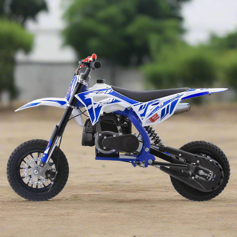 MOTOTEC VILLAIN 52CC 2-Stroke Kids Gas Dirt Bike (93495478)