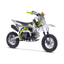 MotoTec X1 110CC 4-Stroke Single-Cylinder Air-Cooled Gas Dirt Bike (SAK42680) - Saksby Wholesale - Front Right View
