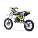 MotoTec X3 125CC 4-Stroke Green Gas-Powered Dirt Bike - Saksby Wholesale - Back Left View