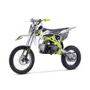 MotoTec X3 125CC 4-Stroke Green Gas-Powered Dirt Bike - Saksby Wholesale - Front Left View