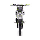 MotoTec X3 125CC 4-Stroke Green Gas-Powered Dirt Bike - Saksby Wholesale - Front View