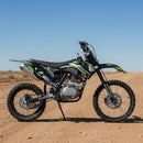 MotoTec X4 150CC 4-Stroke High-Performance Gas-Powered Dirt Bike - Saksby Wholesale - Lifestyle Right Side View