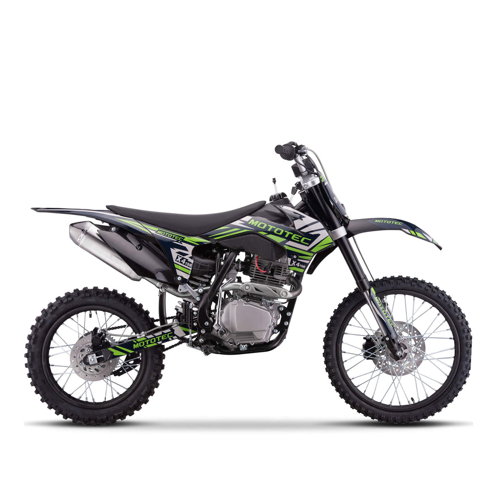 MotoTec X4 150CC 4-Stroke High-Performance Gas-Powered Dirt Bike (SAK95731)