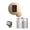 Mr.Steam Basic Butler Steam Shower Control Package W/ iTempo Control and Aroma Designer Finish Steam Head (SAK63721) - Saksby Wholesale - Polished Gold View