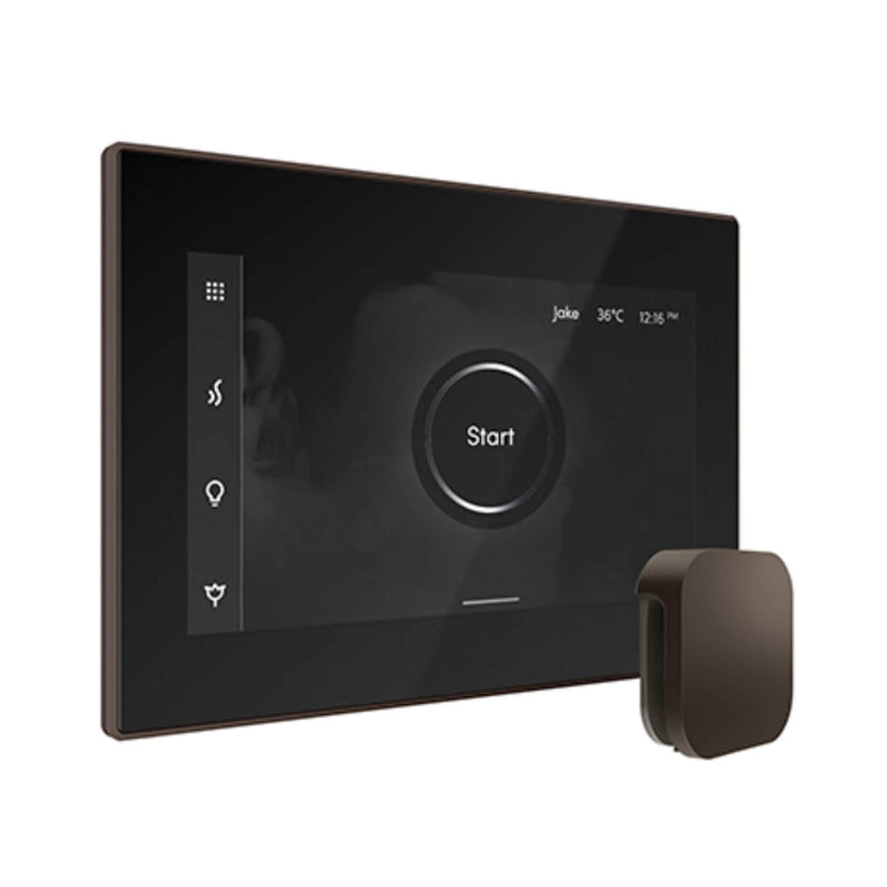 Mr.Steam iSteamX Steam Shower Control w/ Aroma SteamHead (SAK42217) - Saksby Wholesale - Oil Rubbed Bronze View
