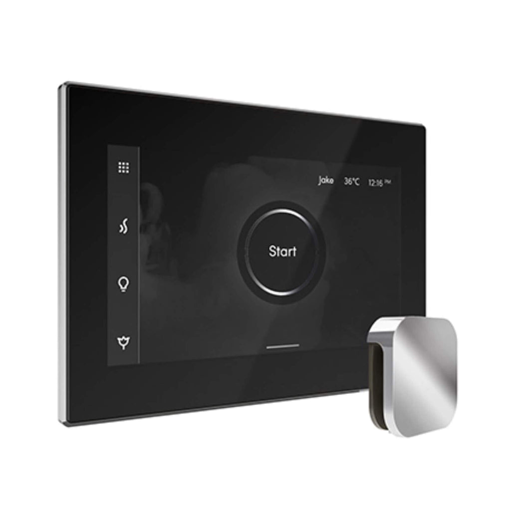 Mr.Steam iSteamX Steam Shower Control w/ Aroma SteamHead (SAK42217) - Saksby Wholesale - Front Right View