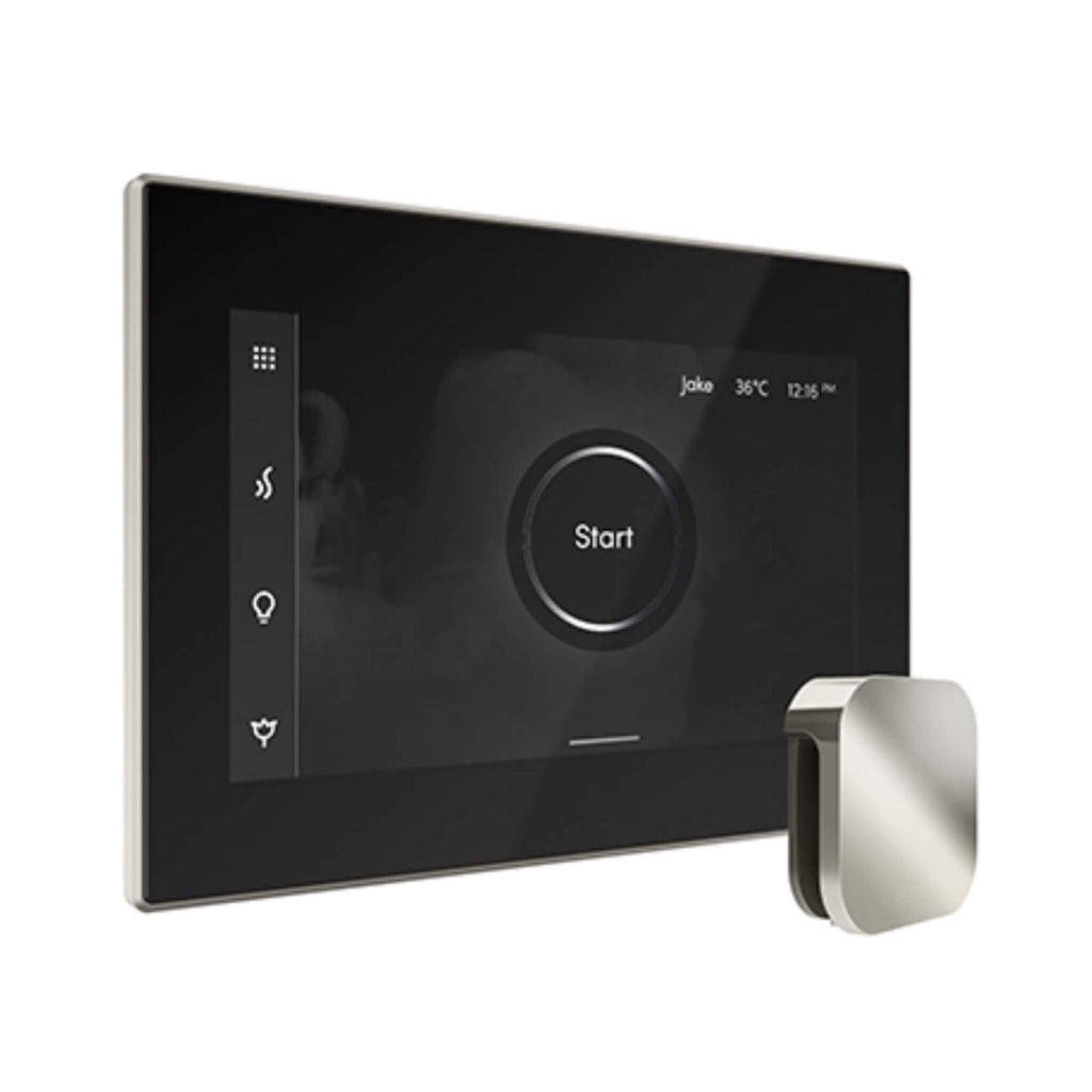 Mr.Steam iSteamX Steam Shower Control w/ Aroma SteamHead (SAK42217) - Saksby Wholesale - Polished Nickel View