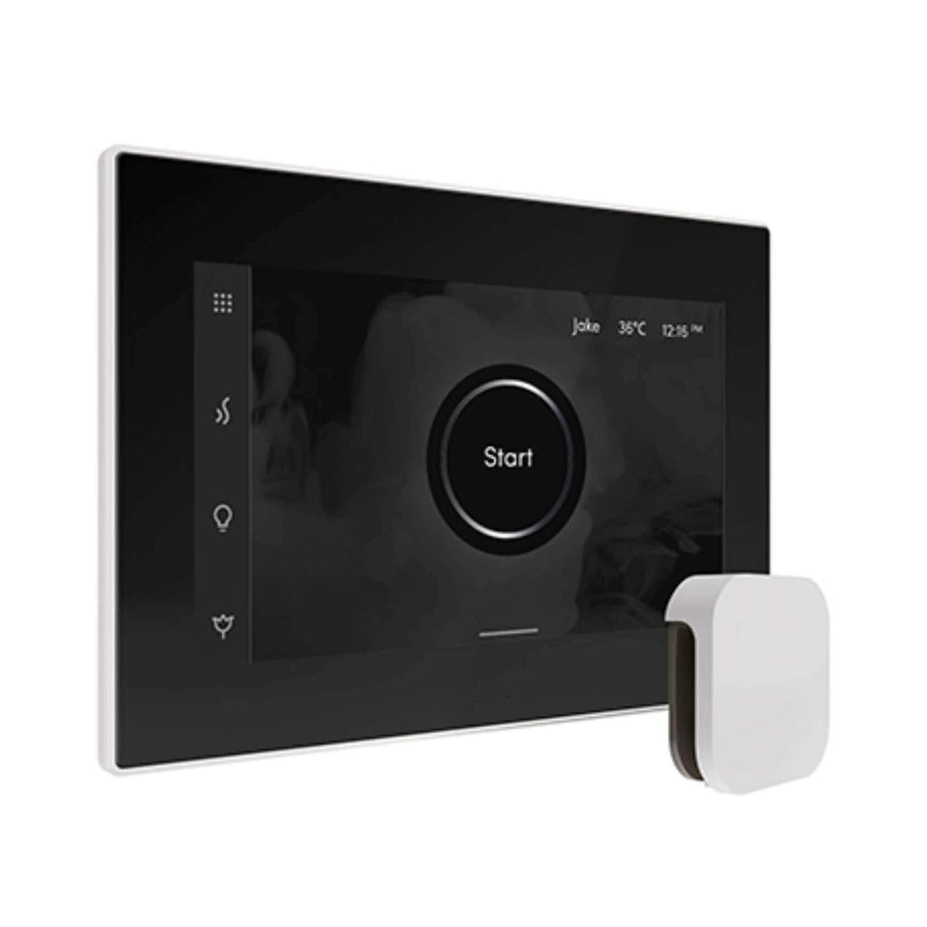 Mr.Steam iSteamX Steam Shower Control w/ Aroma SteamHead (SAK42217) - Saksby Wholesale - White View
