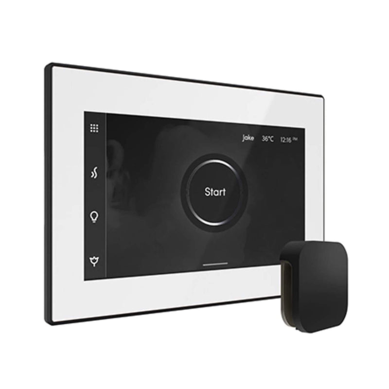 Mr.Steam iSteamX Steam Shower Control w/ Aroma SteamHead (SAK42217) - Saksby Wholesale - Matte Black View