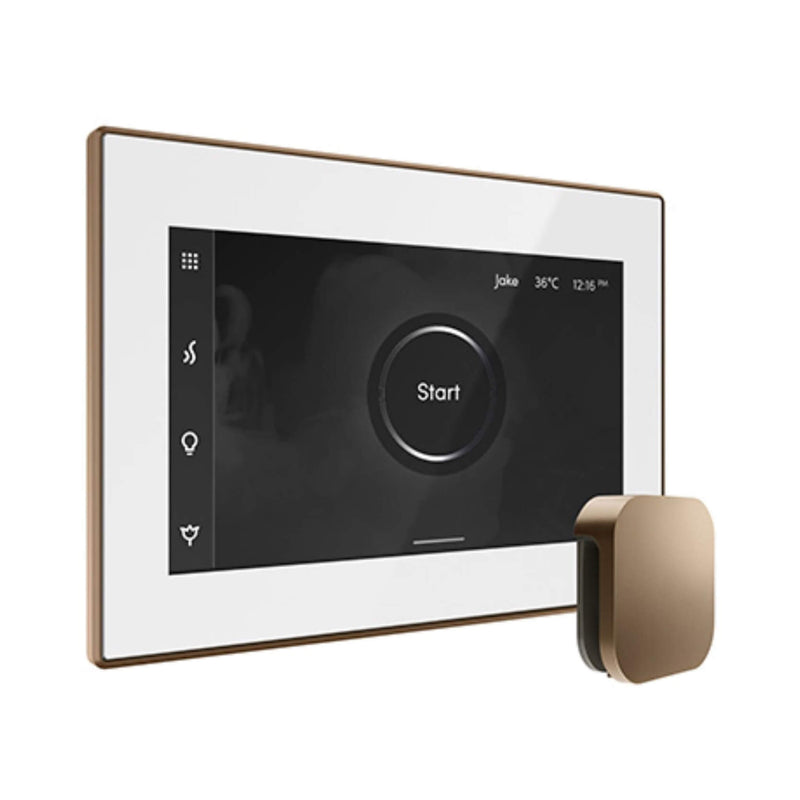 Mr.Steam iSteamX Steam Shower Control w/ Aroma SteamHead (SAK42217) - Saksby Wholesale - Nouveau Bronze View