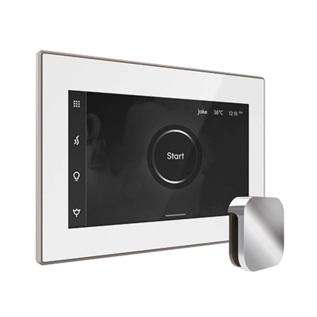 Mr.Steam iSteamX Steam Shower Control w/ Aroma SteamHead (SAK42217) - Saksby Wholesale - Polished Chrome View