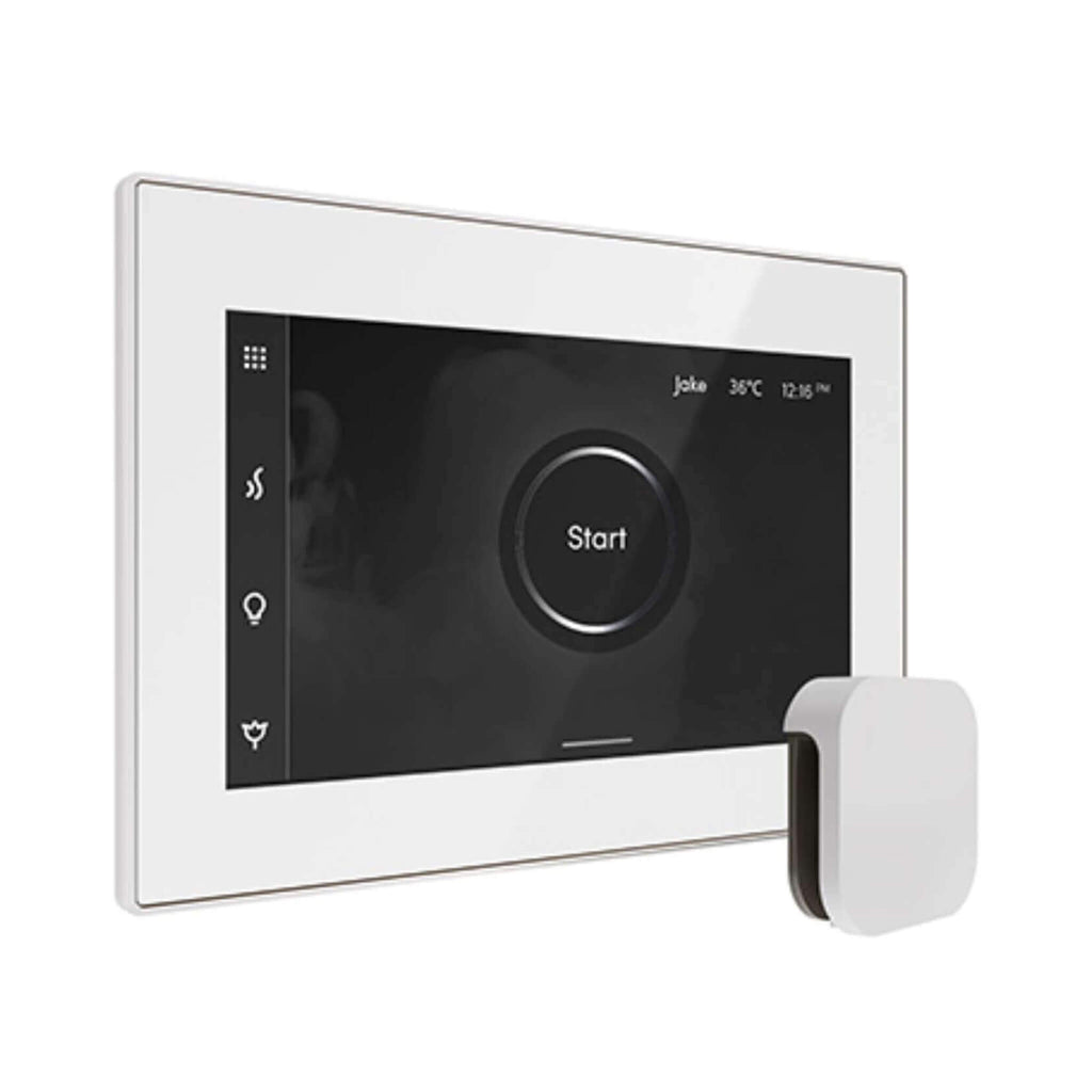 Mr.Steam iSteamX Steam Shower Control w/ Aroma SteamHead (SAK42217) - Saksby Wholesale - White View
