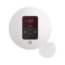 Mr.Steam iTempo Steam Shower Control w/ Aroma Designer Finish SteamHead (SAK92152) -White View
