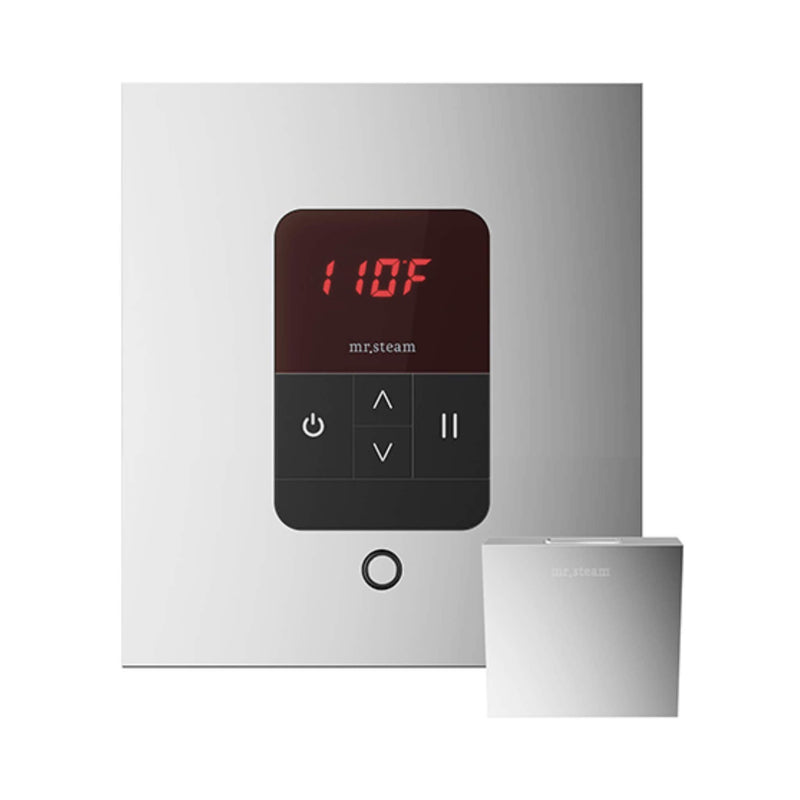 Mr.Steam iTempo Steam Shower Control w/ Aroma Designer Finish SteamHead (SAK92152) - Polished Chrome View