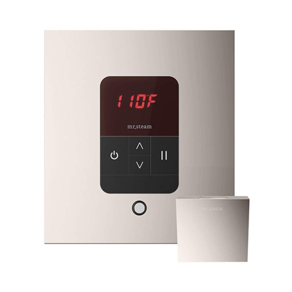 Mr.Steam iTempo Steam Shower Control w/ Aroma Designer Finish SteamHead (SAK92152) - Polished Nickel View