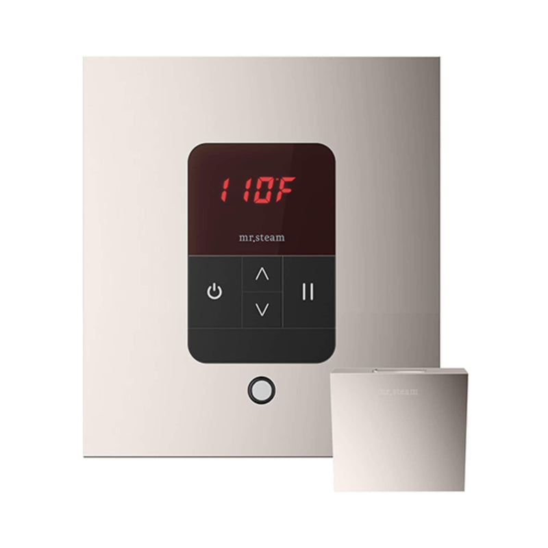 Mr.Steam iTempo Steam Shower Control w/ Aroma Designer Finish SteamHead (SAK92152) - Polished Nickel View