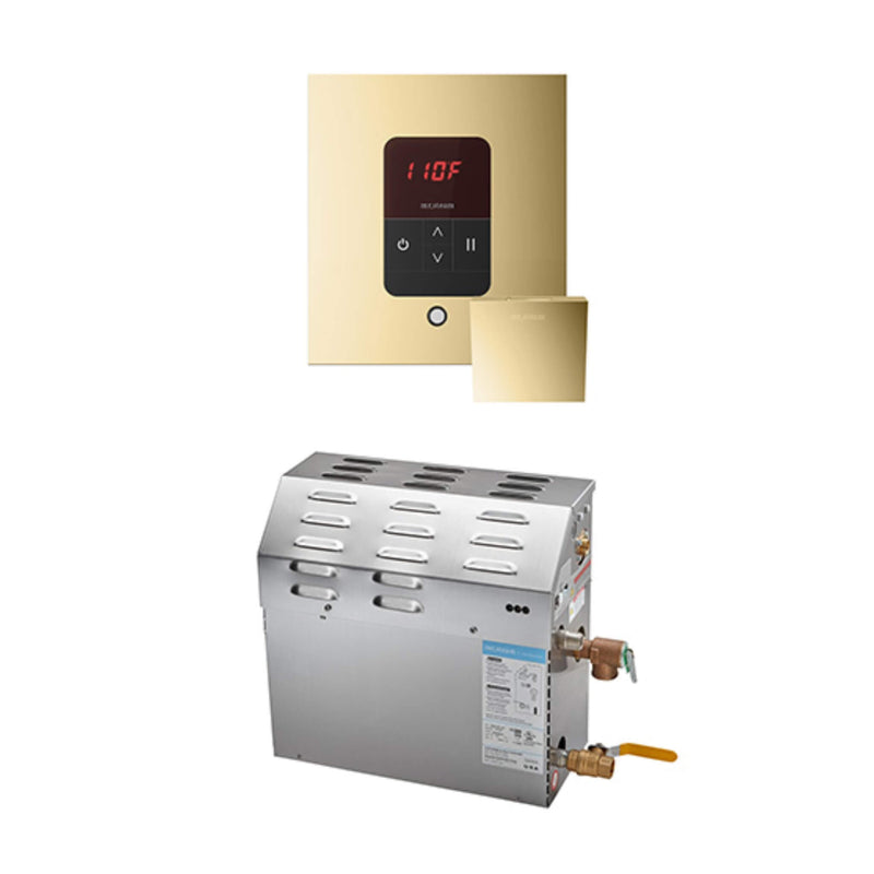 Mr.Steam iTempo Steam Shower Generator Package (SAK84052) - Saksby Wholesale - Polished Brass View