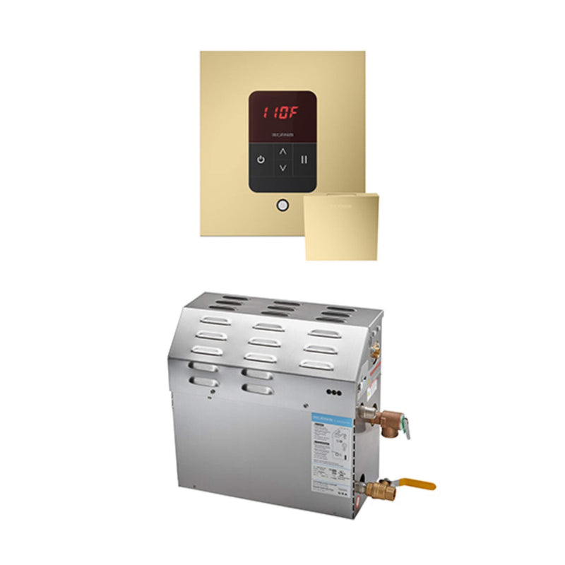 Mr.Steam iTempo Steam Shower Generator Package (SAK84052) - Saksby Wholesale - Satin Brass View