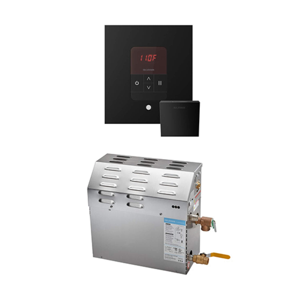 Mr.Steam iTempo Steam Shower Generator Package (SAK84052) - Saksby Wholesale - Matte Black View