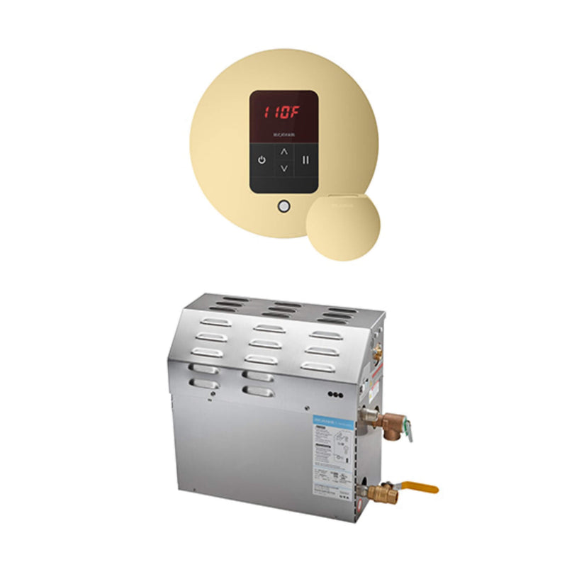 Mr.Steam iTempo Steam Shower Generator Package (SAK84052) - Saksby Wholesale - Satin Brass View