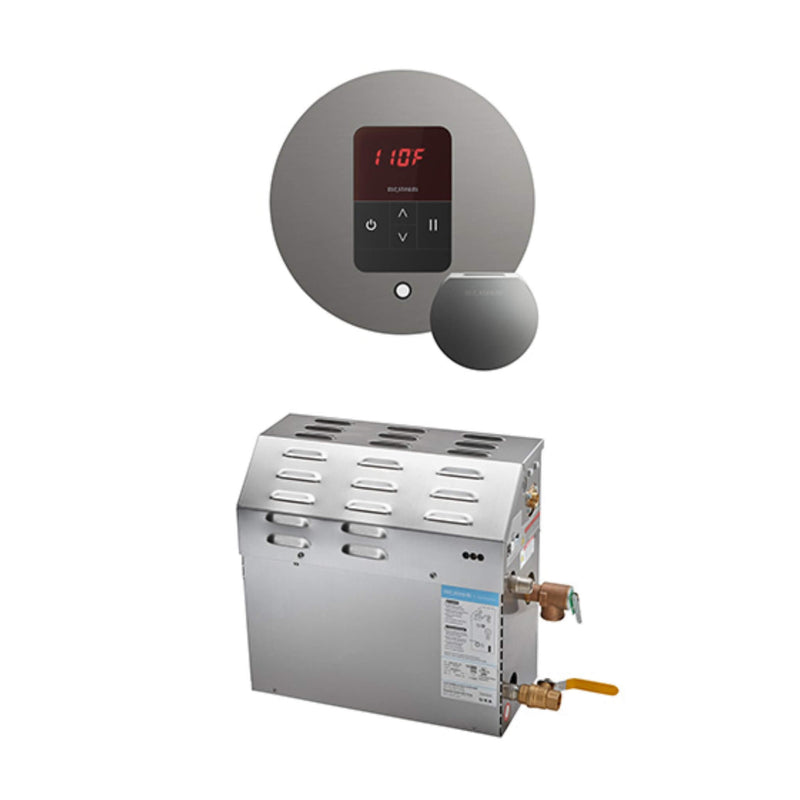 Mr.Steam iTempo Steam Shower Generator Package (SAK84052) - Saksby Wholesale - Satin Steel View
