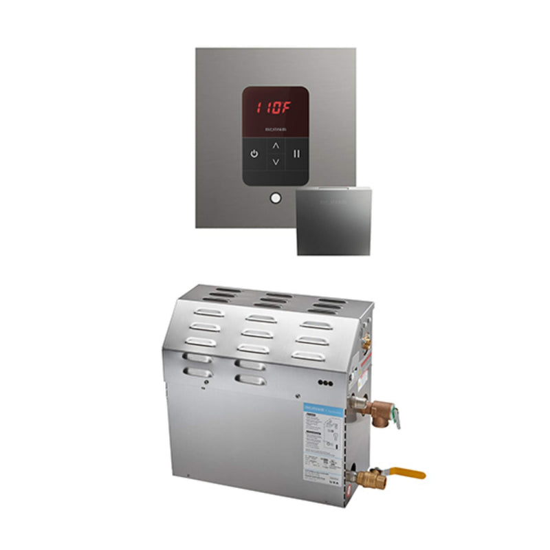Mr.Steam iTempo Steam Shower Generator Package (SAK84052) - Saksby Wholesale - Satin Steel View