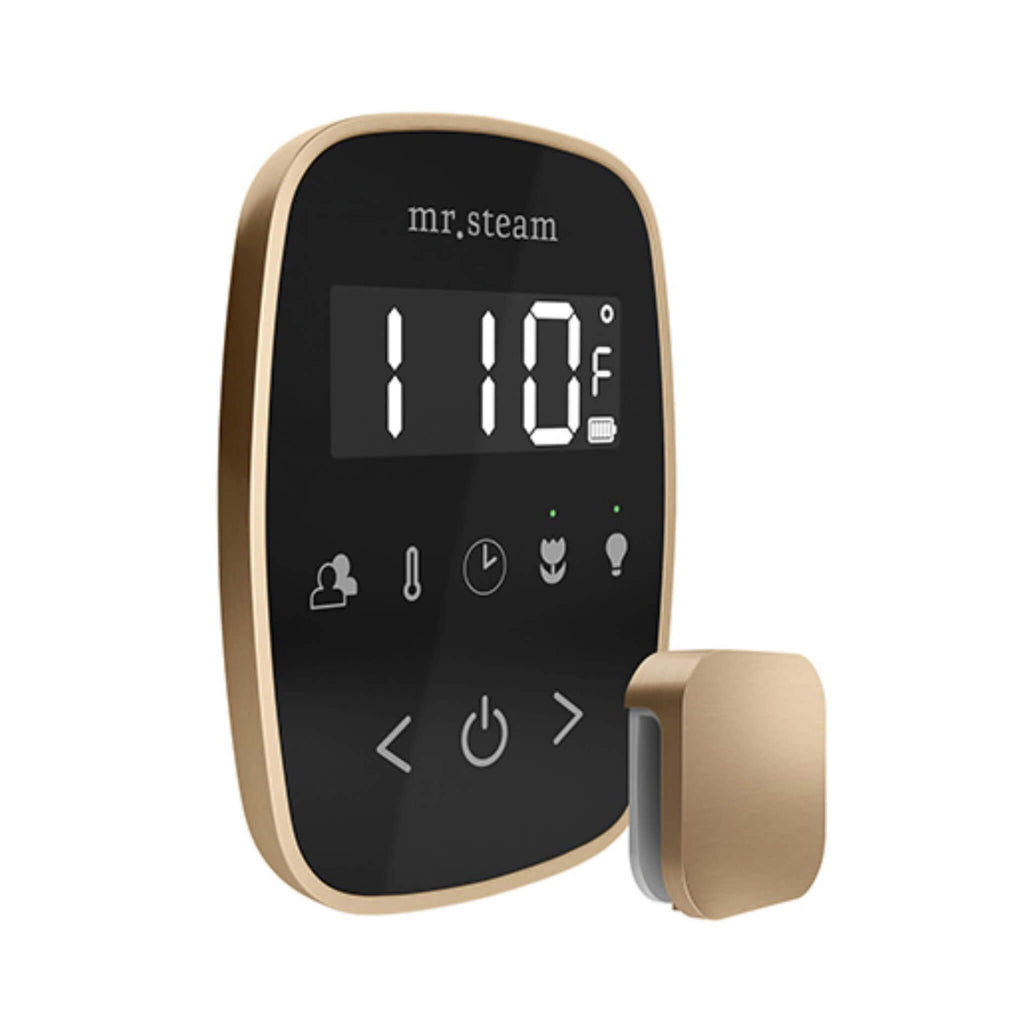 Mr.Steam TempoFlex Steam Shower Control w/ Aroma SteamHead (SAK62841) - Saksby Wholesale - Brushed Bronze View