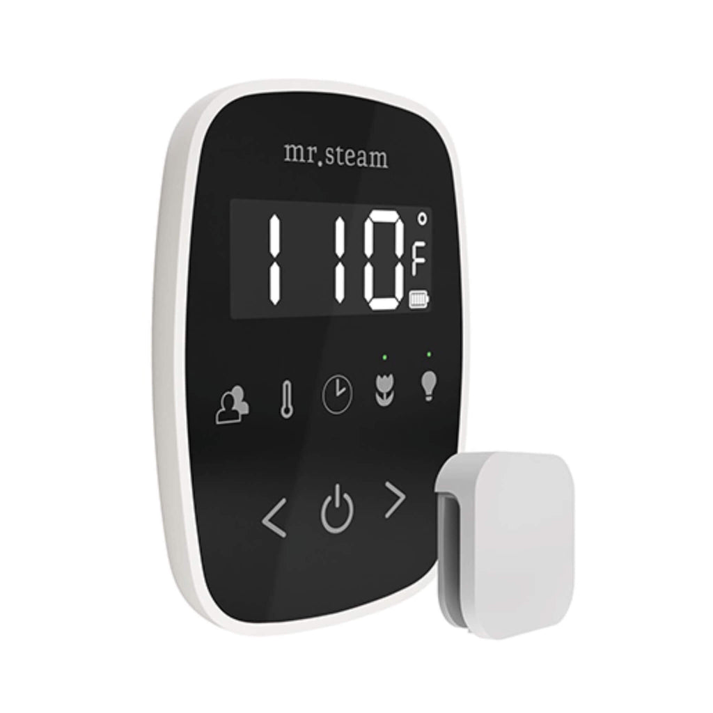 Mr.Steam TempoFlex Steam Shower Control w/ Aroma SteamHead (SAK62841) - Saksby Wholesale - White View