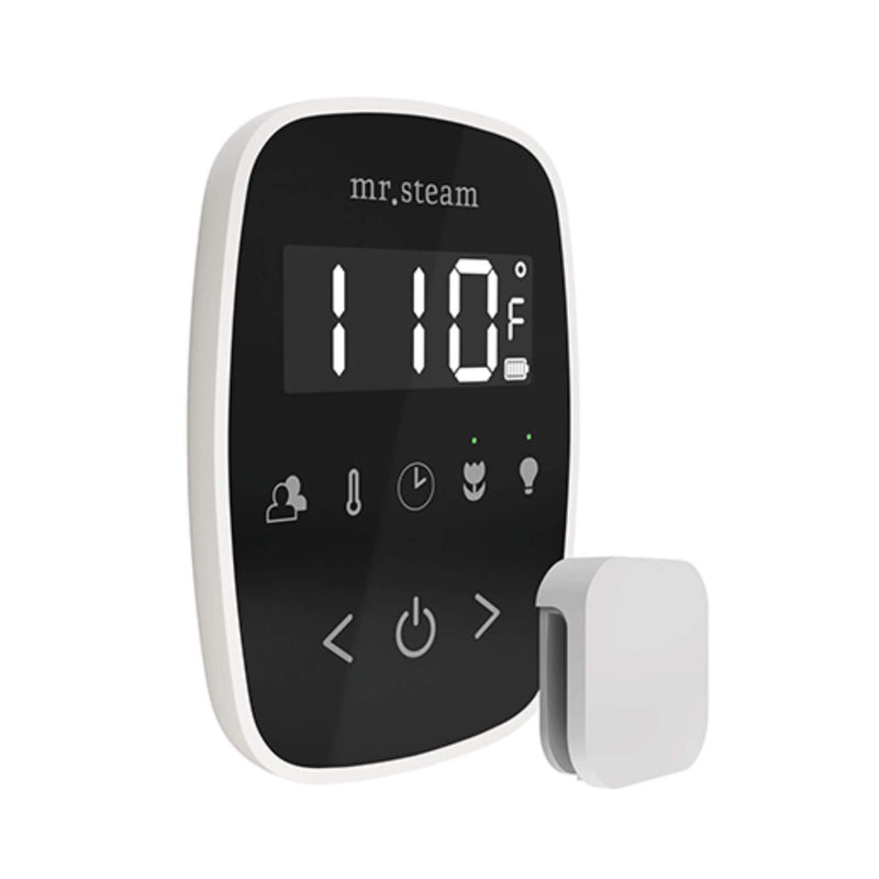 Mr.Steam TempoFlex Steam Shower Control w/ Aroma SteamHead (SAK62841) - Saksby Wholesale - White View