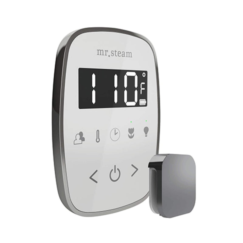 Mr.Steam TempoFlex Steam Shower Control w/ Aroma SteamHead (SAK62841) - Saksby Wholesale - Brilliant Black  View