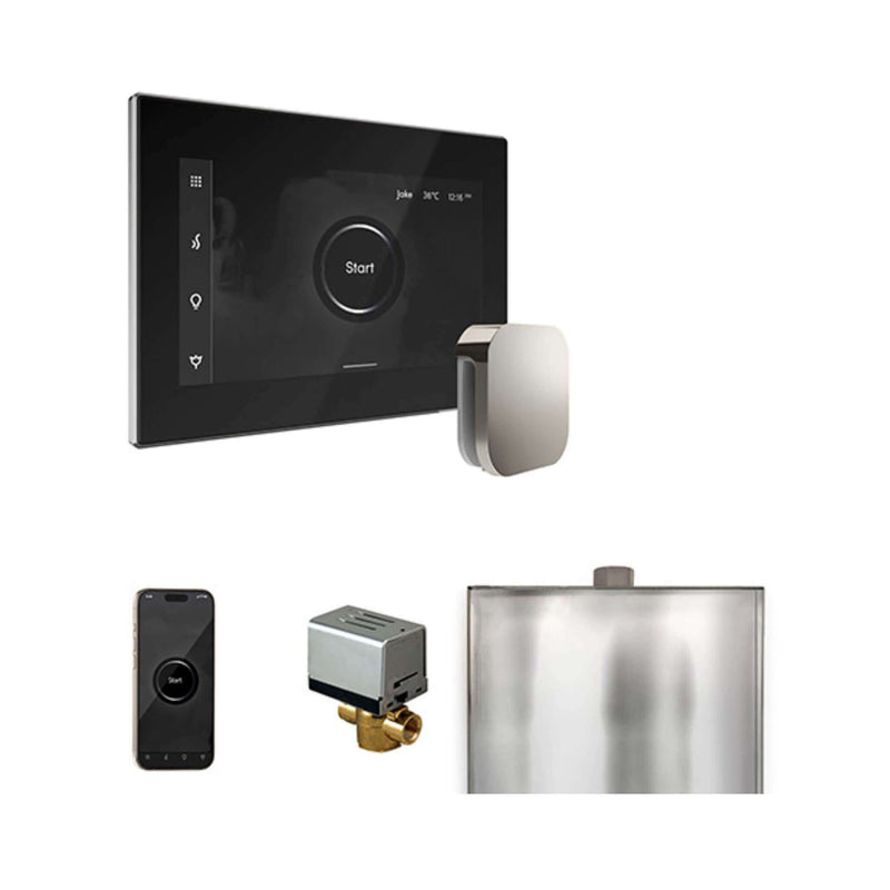 Mr.Steam XButler Steam Shower Control Package w/ iSteamX Control and AutoFlush System (SAK10782) - Saksby Wholesale - Front Polished Chrome View