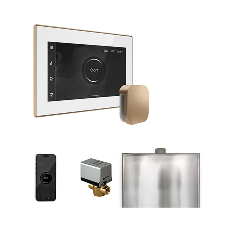 Mr.Steam XButler Steam Shower Control Package w/ iSteamX Control and AutoFlush System (SAK10782) - Saksby Wholesale - Brushed Bronze View