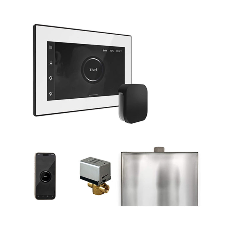 Mr.Steam XButler Steam Shower Control Package w/ iSteamX Control and AutoFlush System (SAK10782) - Saksby Wholesale - Matte Black View