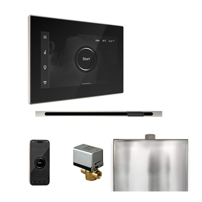 Mr.Steam XButler Steam Shower Control W/ iSteamX Control & Linear SteamHead (SAK58915) - Saksby Wholesale - Polished Nickel View