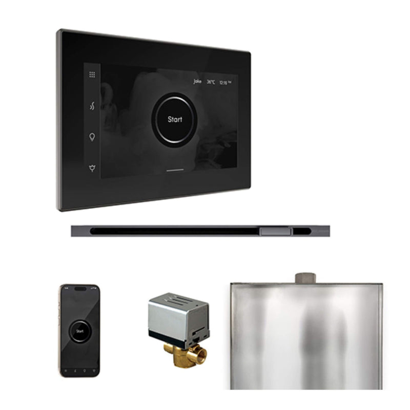 Mr.Steam XButler Steam Shower Control W/ iSteamX Control & Linear SteamHead (SAK58915) - Saksby Wholesale - White View