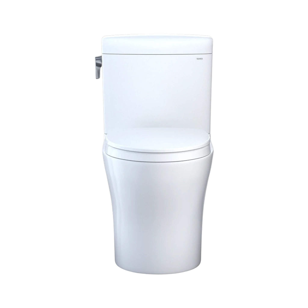 [MS436124CEMFGN#01] TOTO Aquia IV Cube Dual Flush Universal Height Toilet With Soft Close Bidet Seat (SAK57519) - Saksby Wholesale - 
Front View