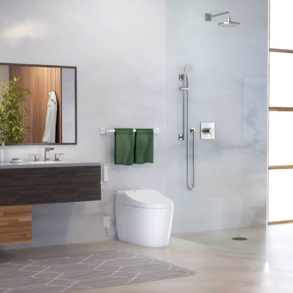 TOTO Washlet G450 With 1.0 GPF And 0.8 GPF Dual Flush Integrated Smart Toilet (SAK56983) - Bathroom View