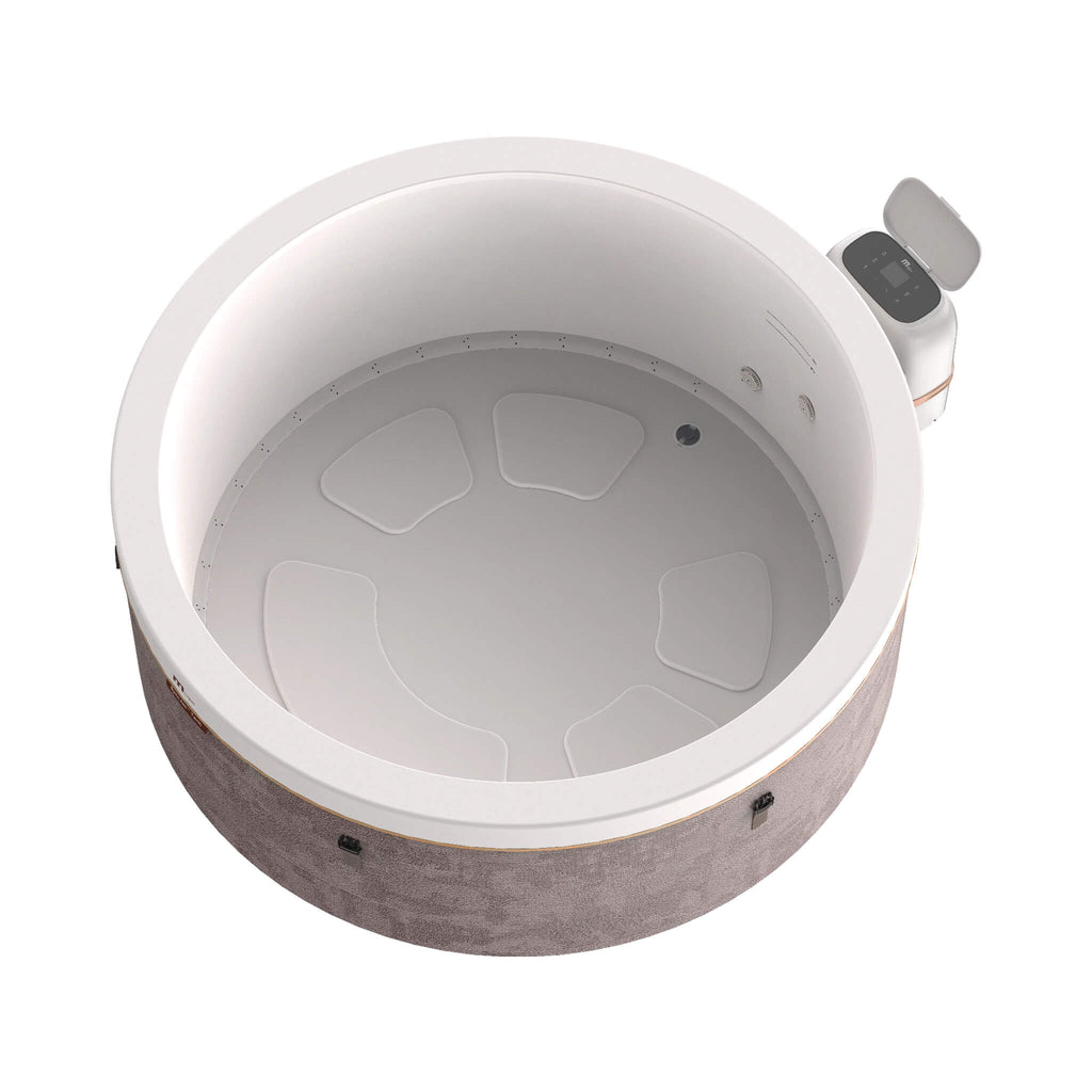 MSpa Cocoon Verto Series Six-Person Inflatable Round Hot Tub With Hydromassage [F-CO066WE] (SAK50928) - Saksby Wholesale - Top View