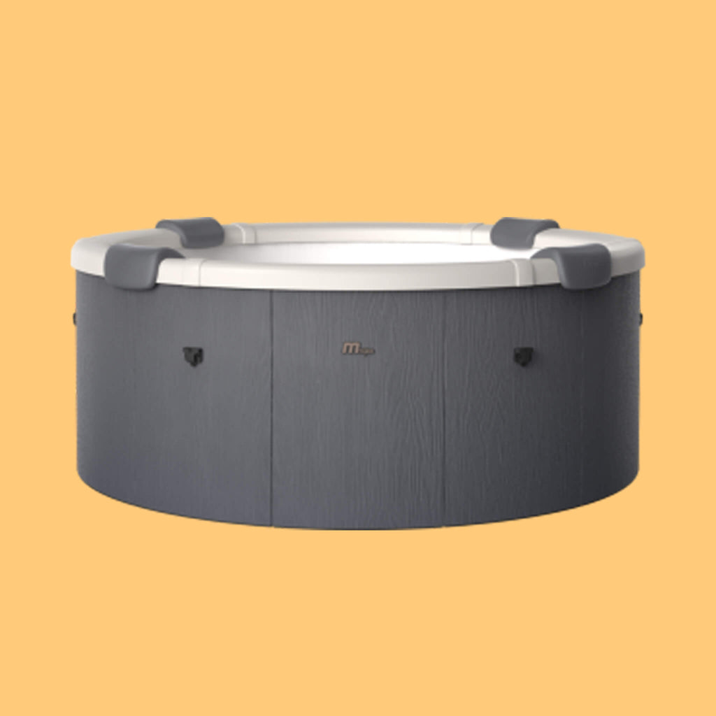MSpa Denver Frame Series Six-Person Inflatable Round Hot Tub With Hydro Massage [F-DO066W] (SAK87043) - Saksby Wholesale - Front View