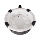 MSpa Denver Frame Series Six-Person Inflatable Round Hot Tub With Hydro Massage [F-DO066W] (SAK87043) - Saksby Wholesale - Top View