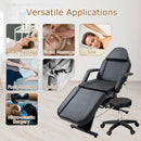 Multi-Purpose 3-Section Adjustable Massage Tattoo Chair With Stool (SAK35617) - Saksby Wholesale - Versatile Applications View