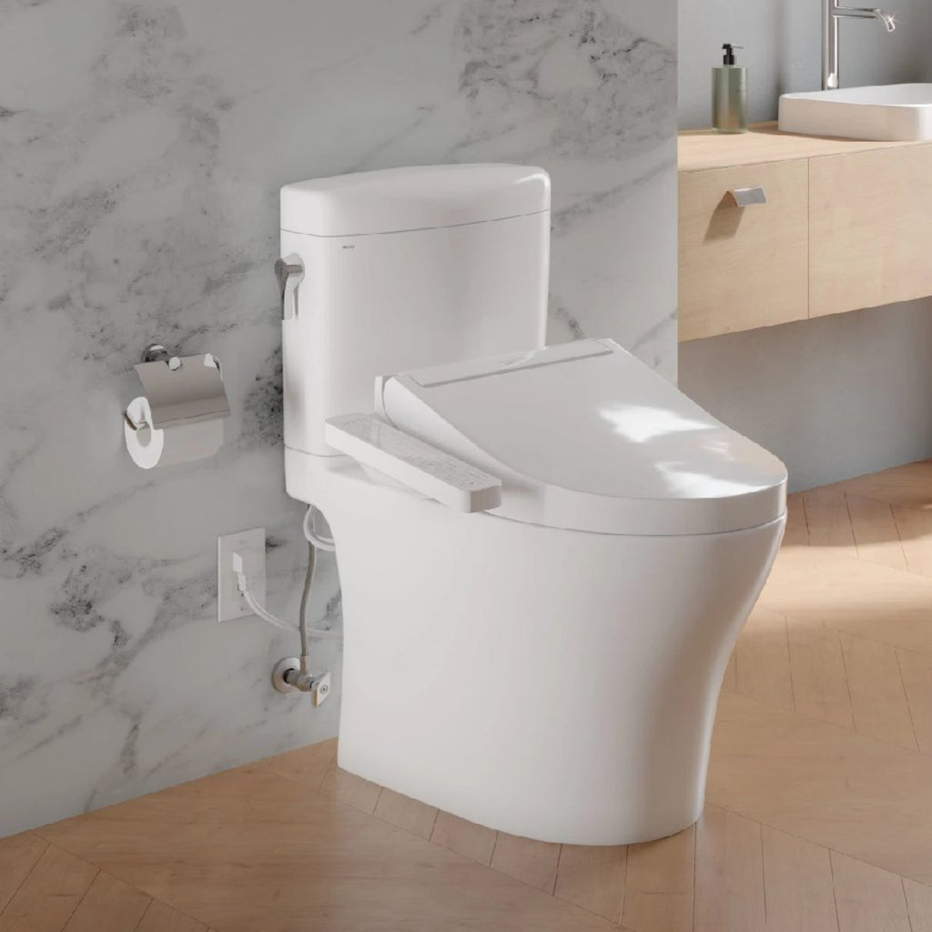 [MW4363074CEMFGN#01] TOTO Aquia IV Cube Elongated Dual Flush Toilet With Washlet C2 Bidet Seat And Left Hand Lever (SAK59713) - Saksby Wholesale - Lifestyle