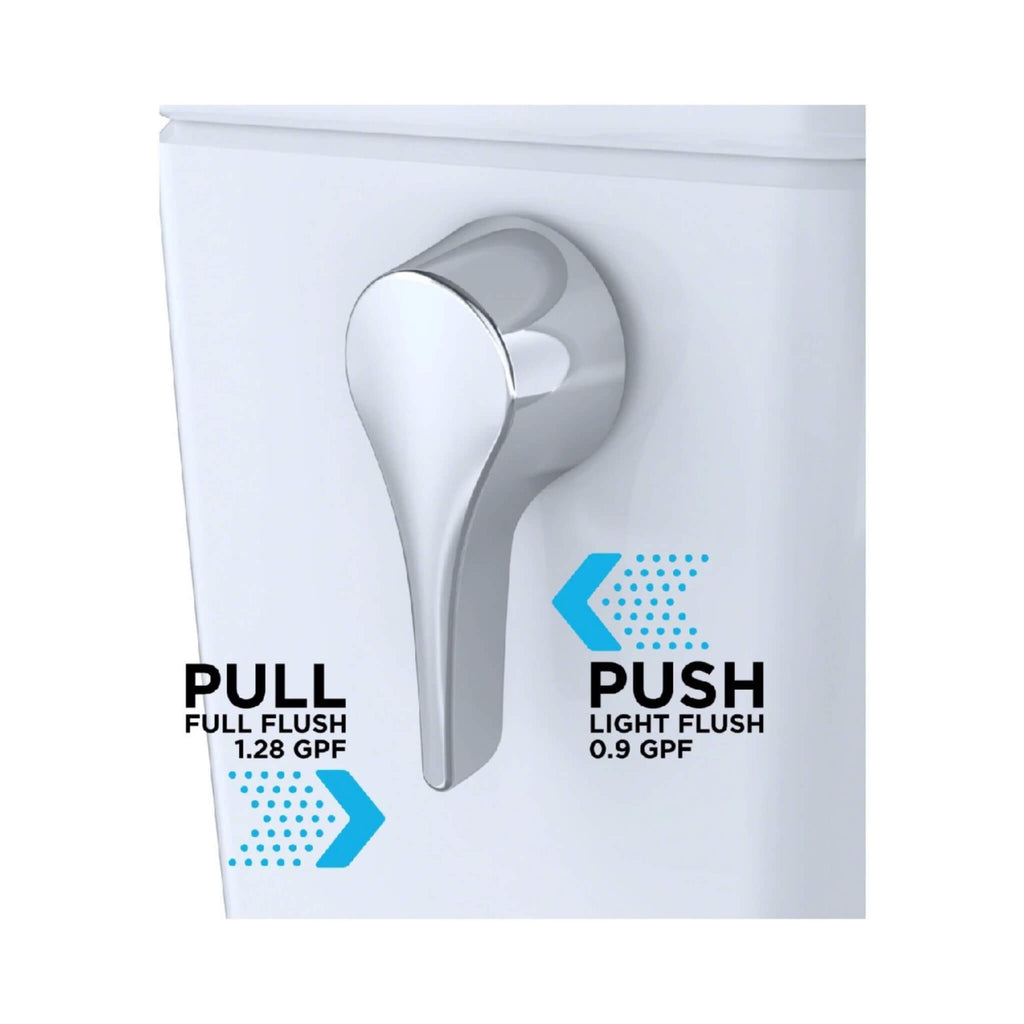 [MW4364736CEMFGN#01] TOTO Aquia IV Cube 1.28 GPF And 0.9 GPF Dynamax Tornado Flush Toilet With Washlet S7A Bidet Seat (SAK74285) - Saksby Wholesale - Dual Flush Features View