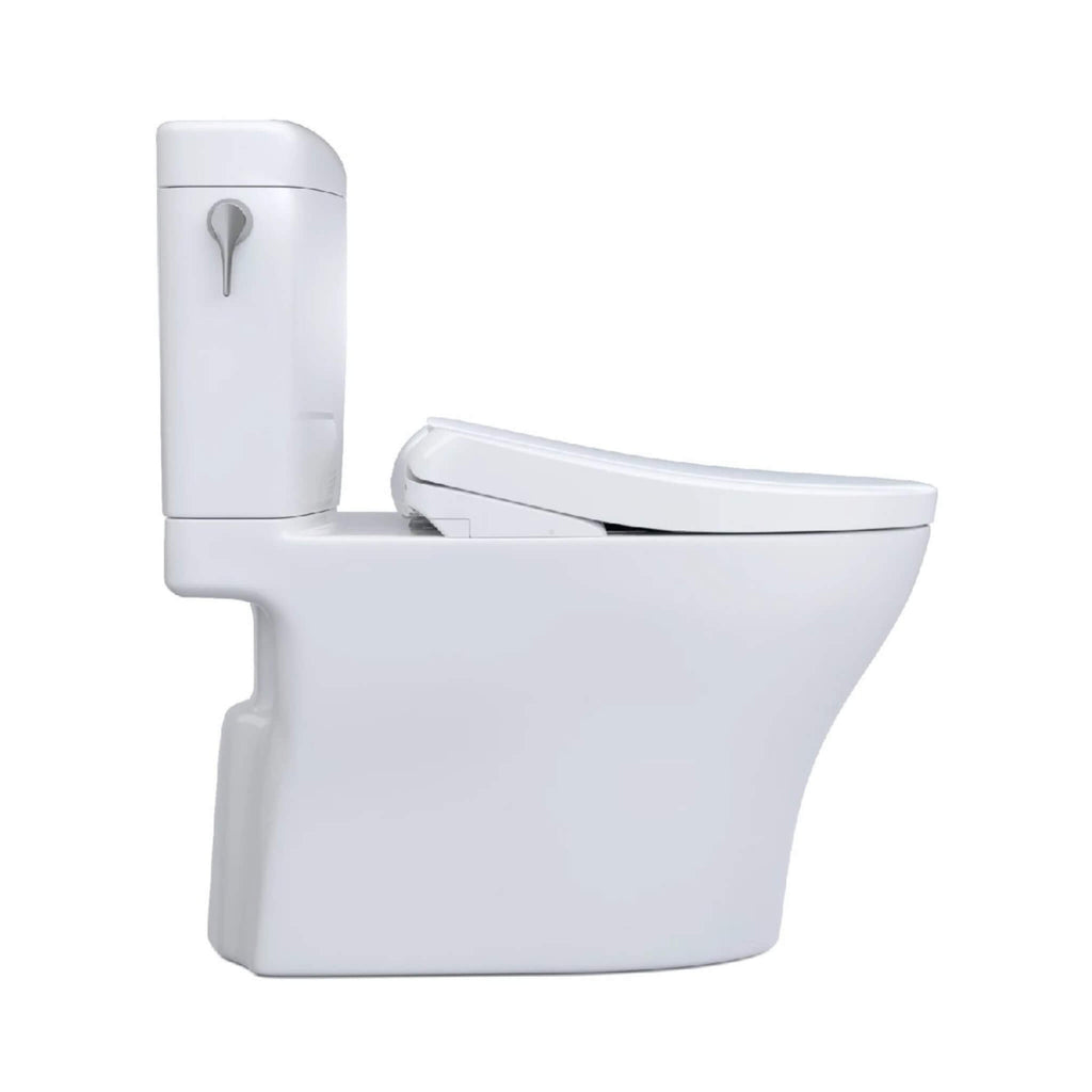 [MW4364736CEMFGN#01] TOTO Aquia IV Cube 1.28 GPF And 0.9 GPF Dynamax Tornado Flush Toilet With Washlet S7A Bidet Seat (SAK74285) - Saksby Wholesale - Right View
